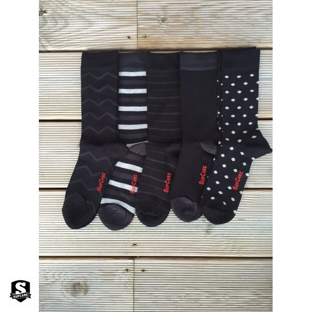 5-pack Bamboo socks - Black mix