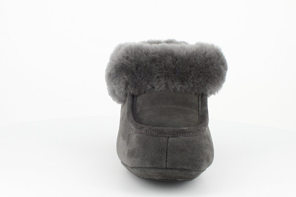 Sheepskin slippers London Asphalt
