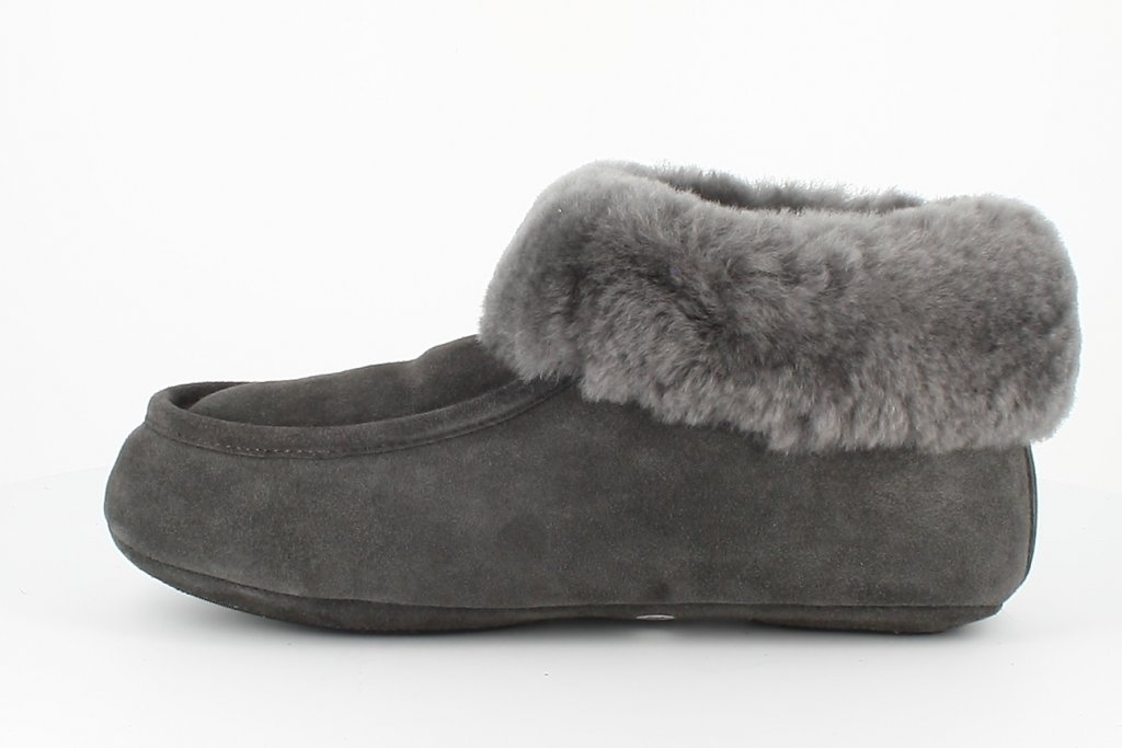Sheepskin slippers London Asphalt
