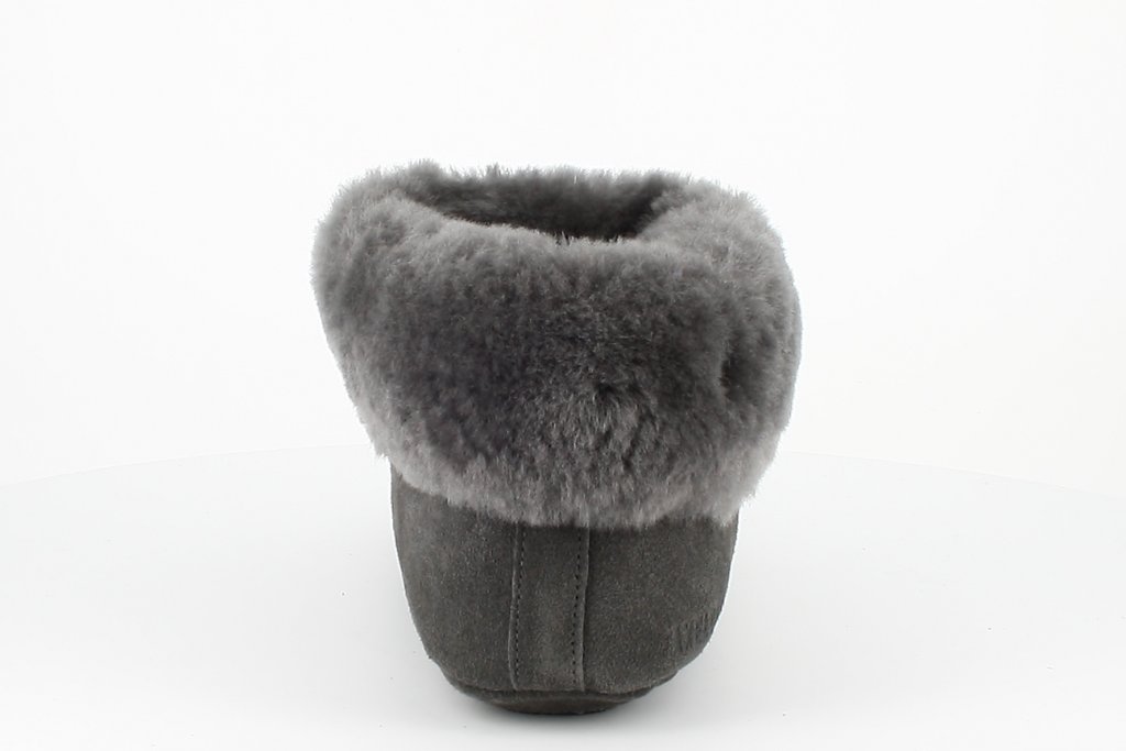 Sheepskin slippers London Asphalt