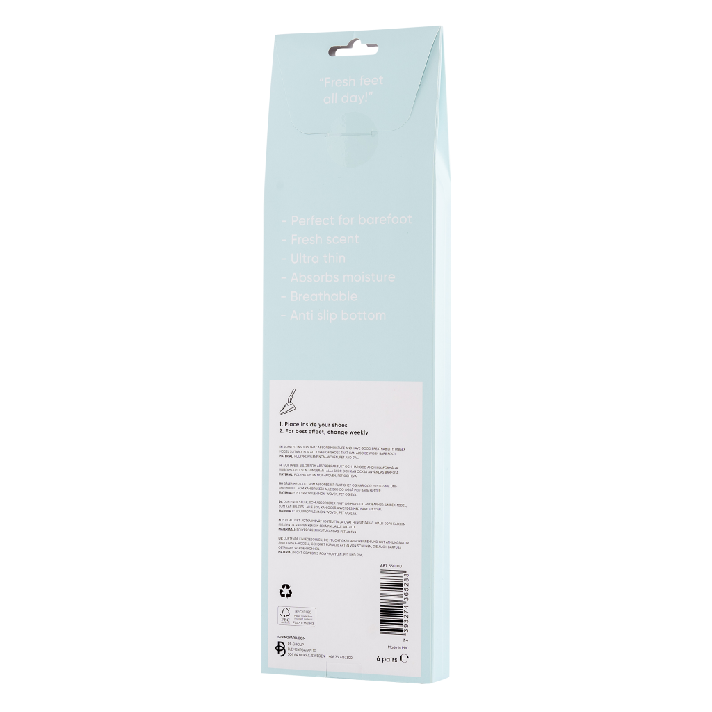 Ultra-thin sole deodorant (6-pack)