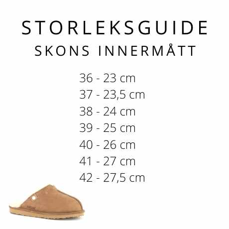 Sheepskin slippers Axelda Turku Chestnut/Creme