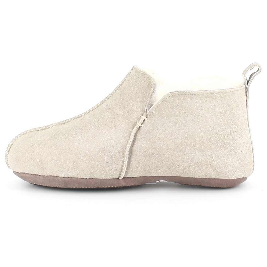 Sheepskin slippers Innsbruck Sand/White