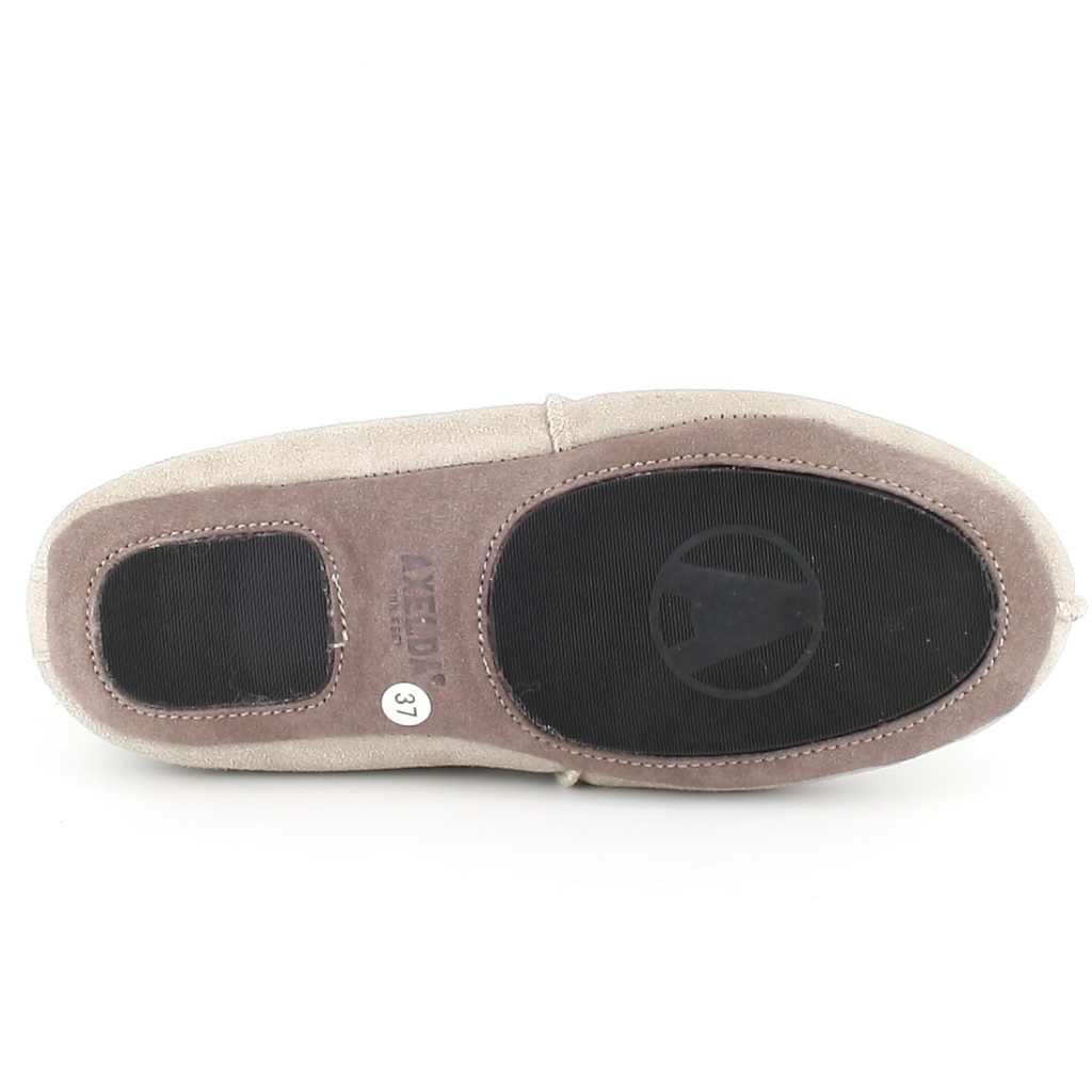 Sheepskin slippers Innsbruck Sand/White