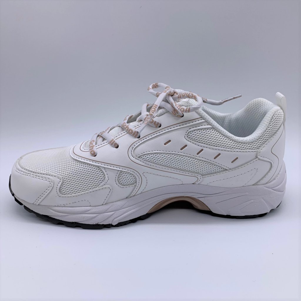 Scholl Sprinter Score Walking Shoes - White Bronze