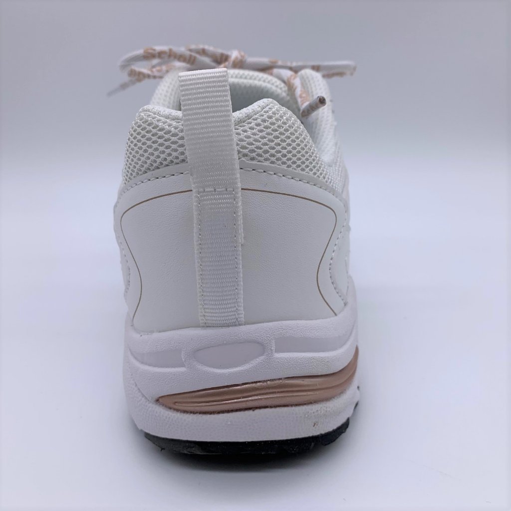 Scholl Sprinter Score Walking Shoes - White Bronze