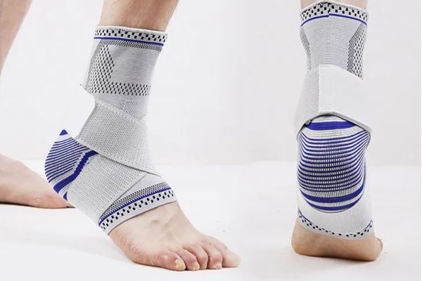 Ankle Brace Flexible - Gray/Blue