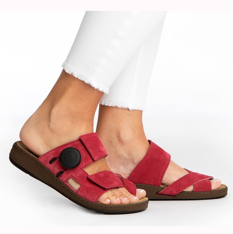 Sandal BerryGo - The Right Shoe for Hallux Valgus -Red