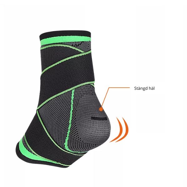 Ankle protection Flexible - Green/Black