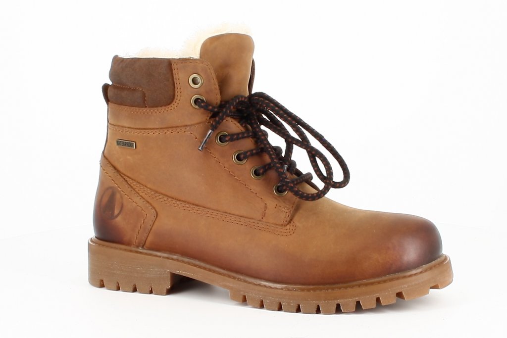 Sheepskin boot Axelda Alta - Cognac