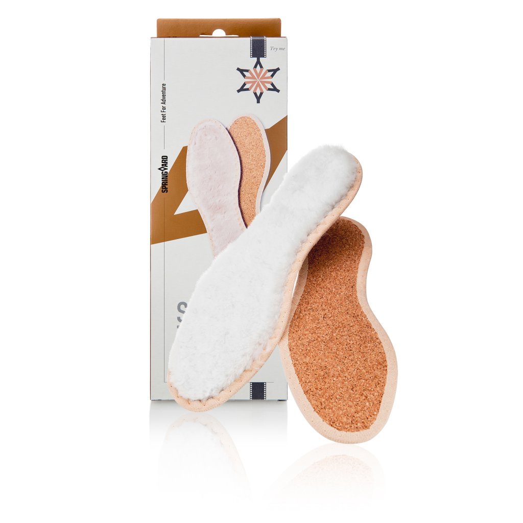 Luxurious lambswool sole