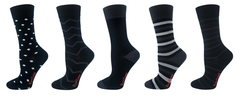 5-pack Bamboo socks - Black mix