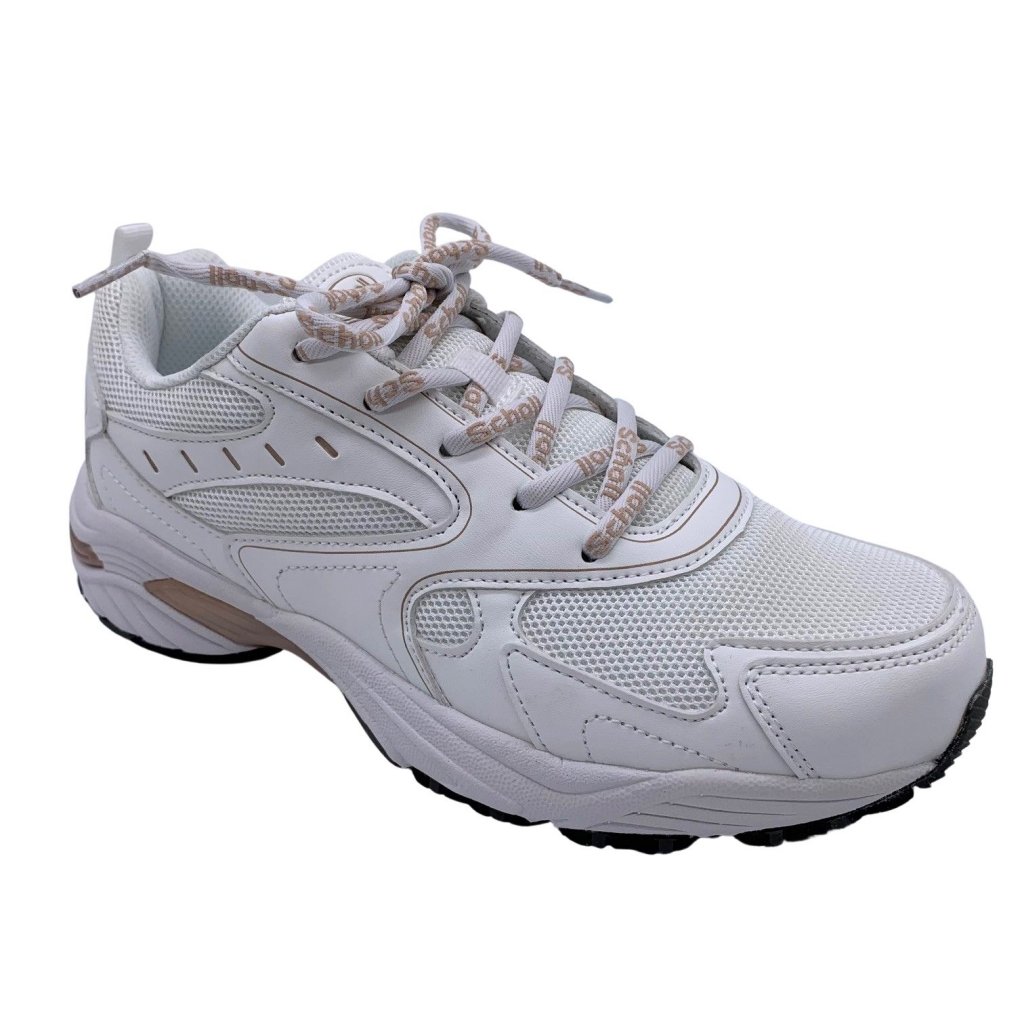 Scholl Sprinter Score Walking Shoes - White Bronze