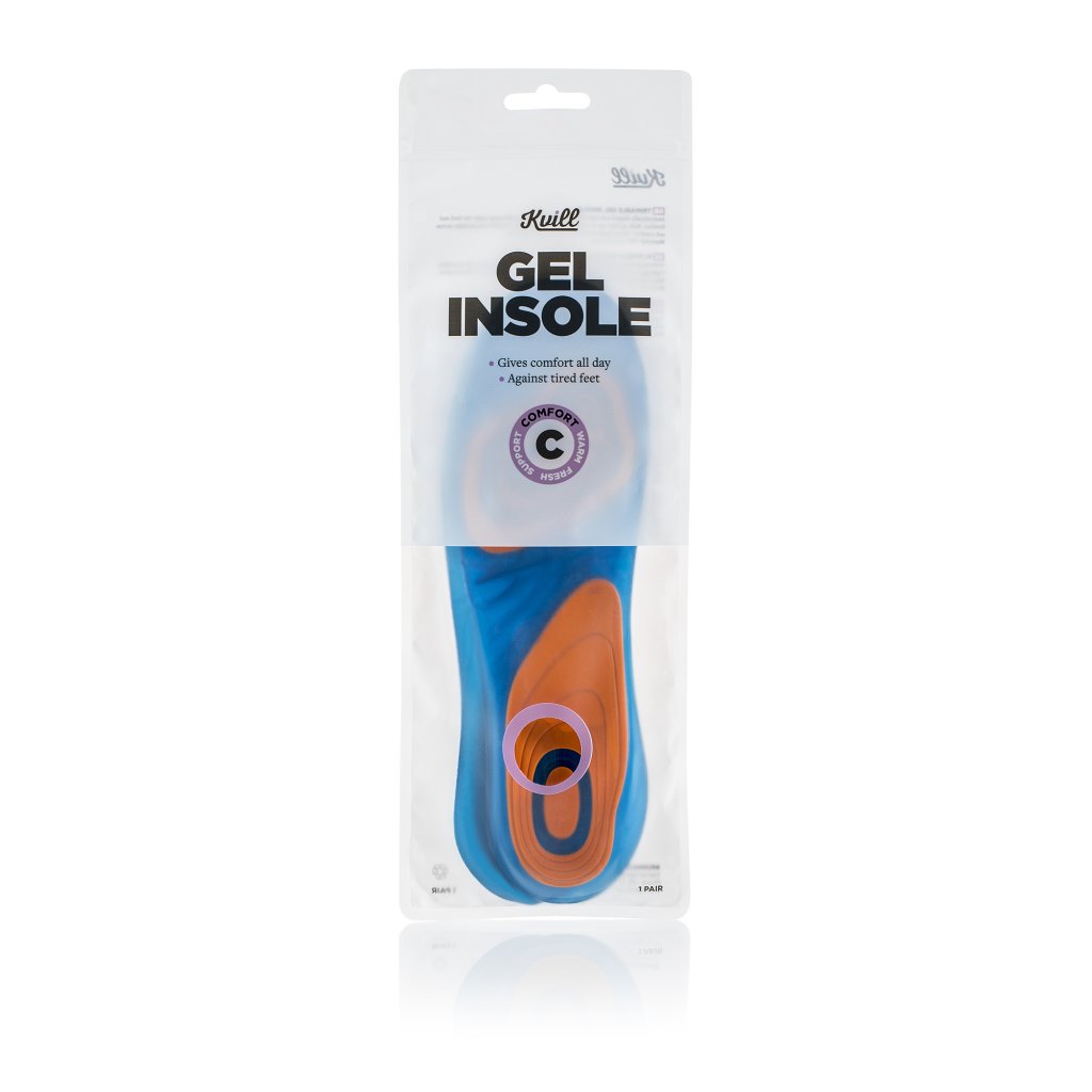 Gel sole with extra cushioning