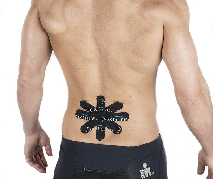 Kinesio tape for the lumbar spine