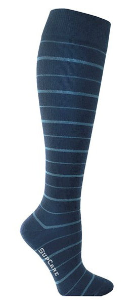 Support stockings - Striped Blue