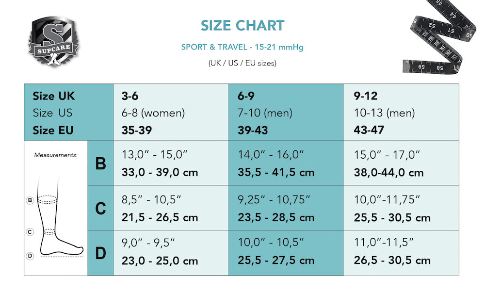 Compression socks Sport - white