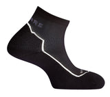 Black sports sock with compression - Coolmax