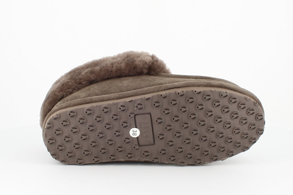 Sheepskin slippers Copenhagen Stone