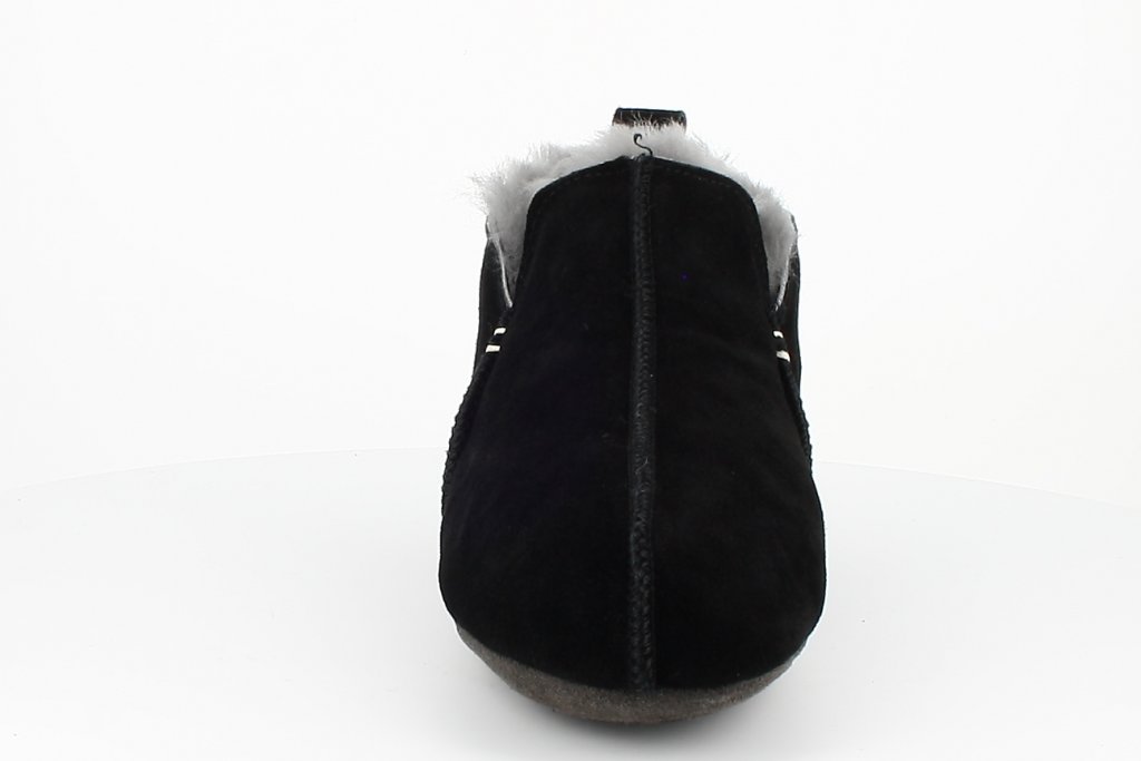 Sheepskin slippers Innsbruck Black Asphalt