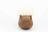 Sheepskin slippers London Chestnut/White