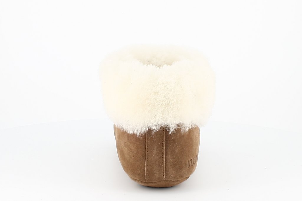 Sheepskin slippers London Chestnut/White