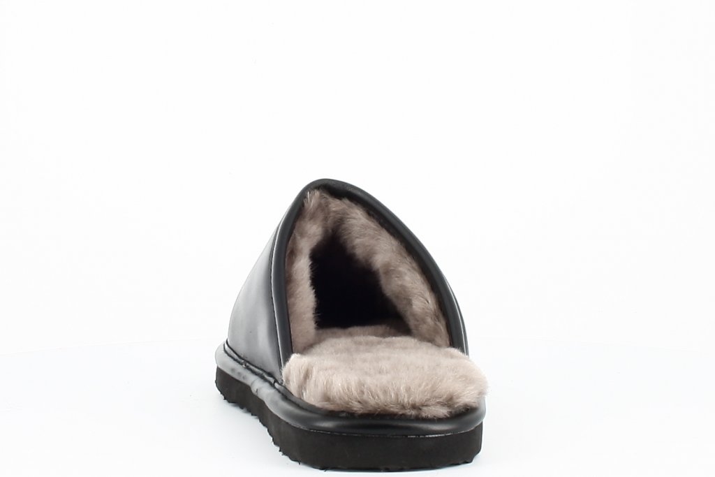 Sheepskin slippers Manchester Black/Stone