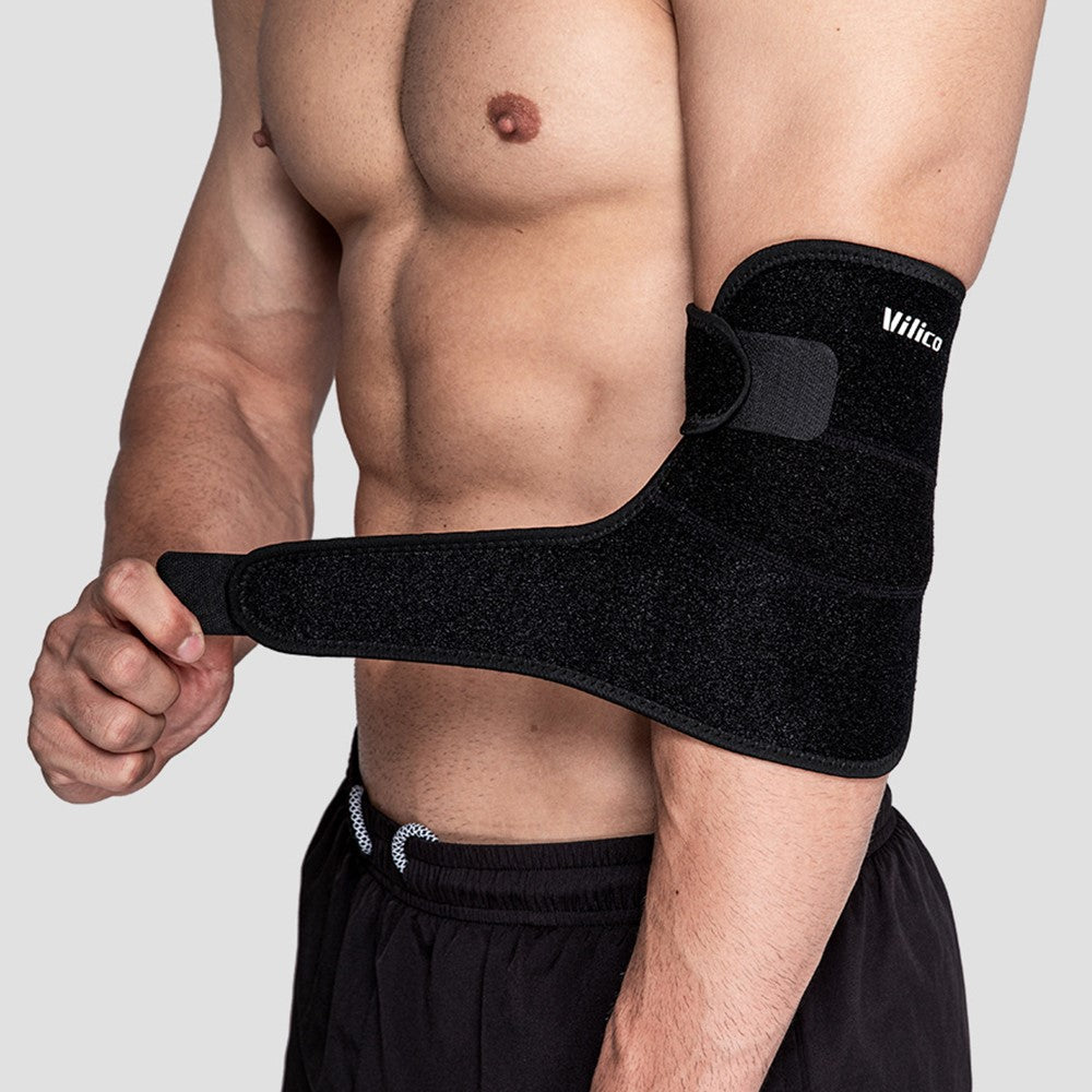 Elastic Elbow Protector with Straps