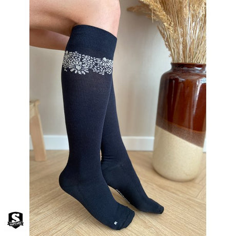 Support socks - Classy Black Cotton