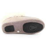 Sheepskin slippers London Sand/White