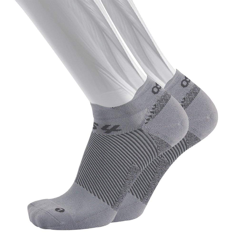 FS4 No Show Sock for heel spurs - Grey