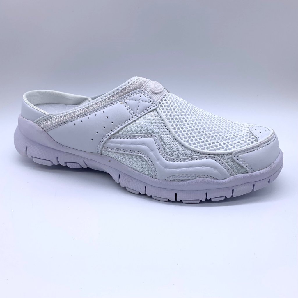 Size 36 & 37 - Scholl Jump Slipper - White