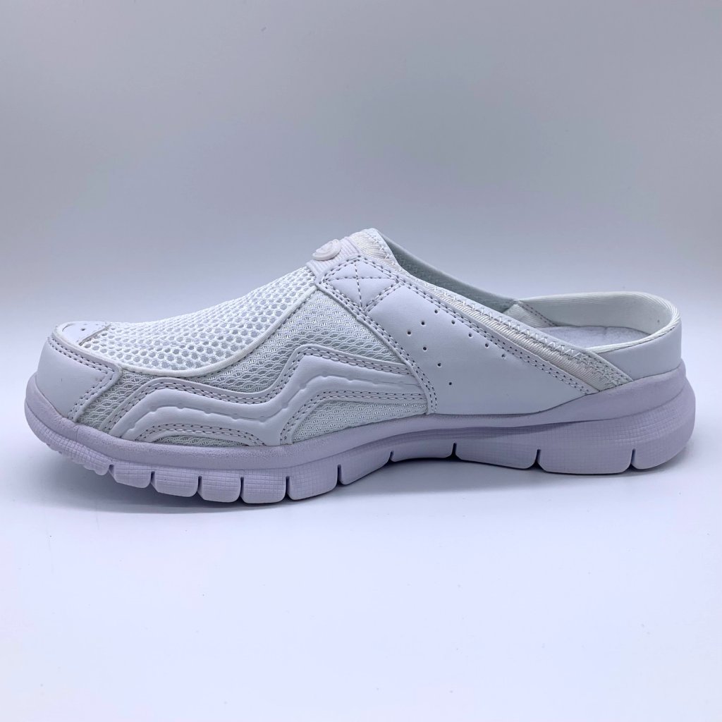 Size 36 & 37 - Scholl Jump Slipper - White