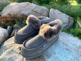 Sheepskin slippers Copenhagen Stone