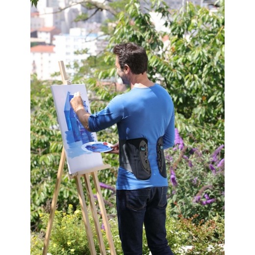 Quick release backrest Lombastab