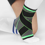 Ankle protection Flexible - Green/Black