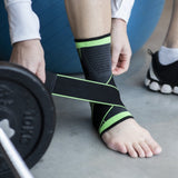 Ankle protection Flexible - Green/Black