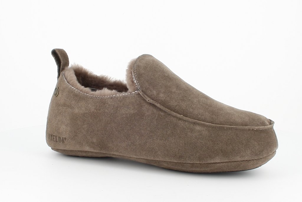 Sheepskin slippers Edinburgh - Stone