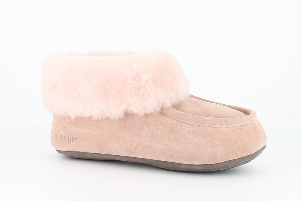 Sheepskin slippers London Pink