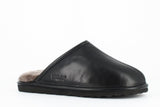 Sheepskin slippers Manchester Black/Stone