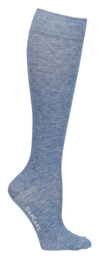 Support socks - Wool - Blue