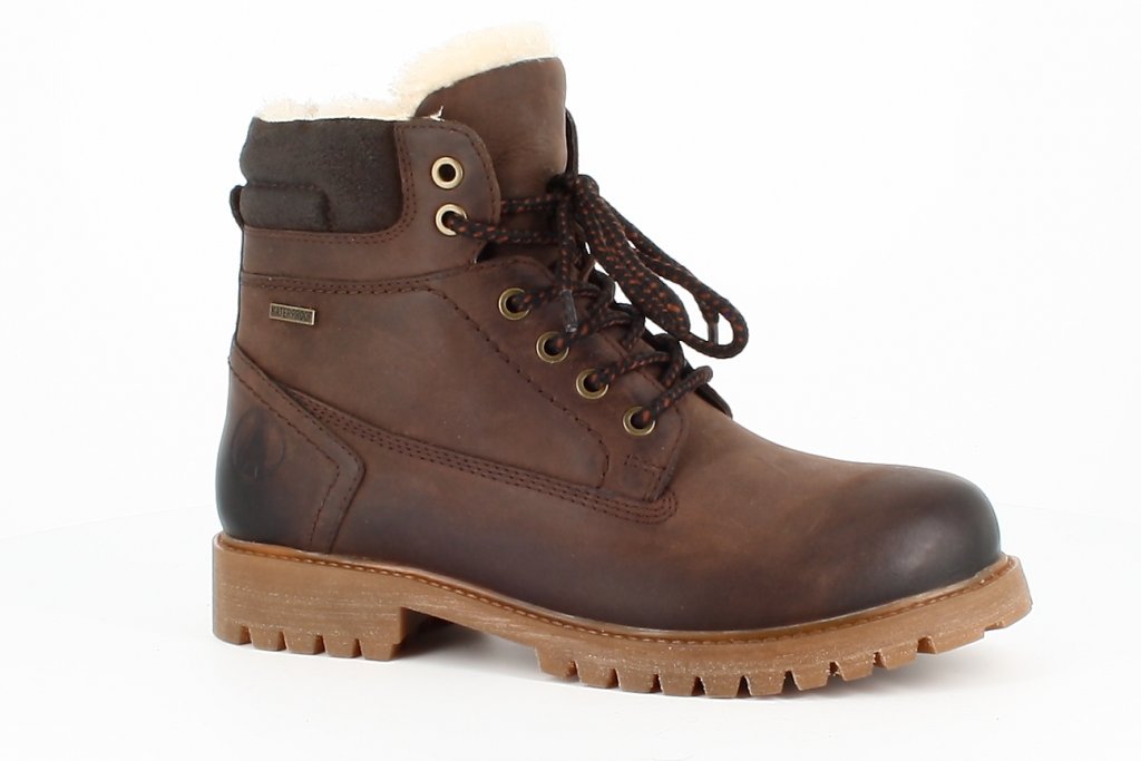 Sheepskin boot Axelda Alta - Dark Brown