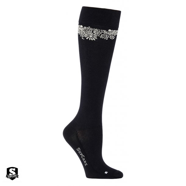 Support socks - Classy Black Cotton