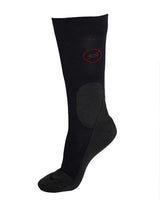 Anti-attachment sock - Black knee sock with built-in insect protection