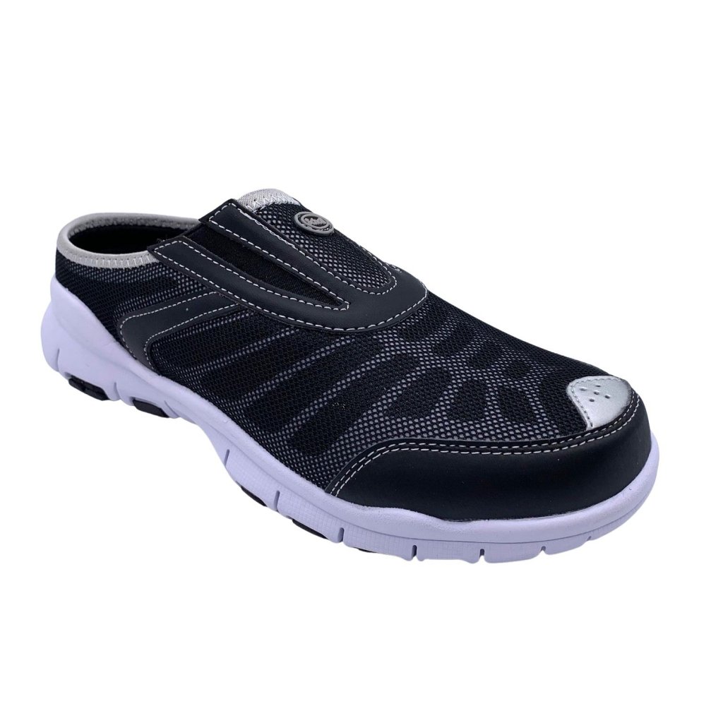 Scholl Jump Next Slipper - Black/Gray