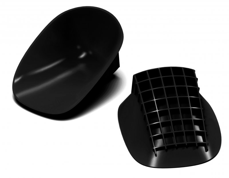 Heel cup for heel spurs - Black