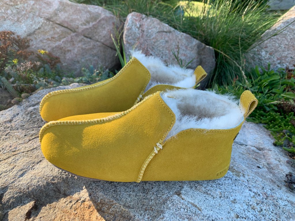 Sheepskin slippers Innsbruck Yellow/Creme