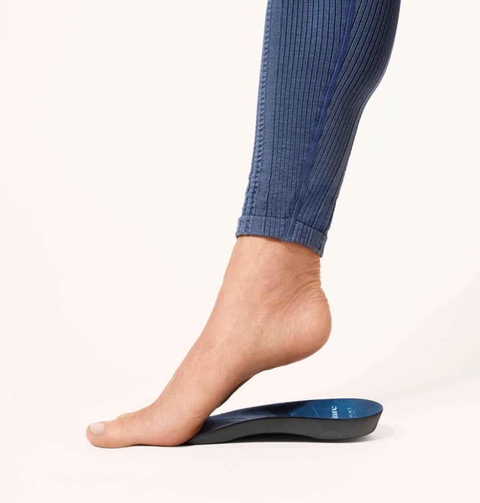 Orthopaedic insoles for a straight posture