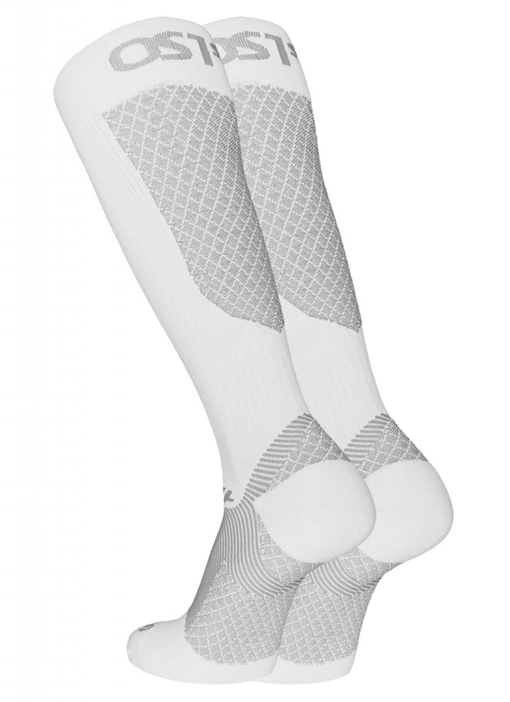 Size 33-36 - FS4+ Running sock, heel spur / shin splints - White