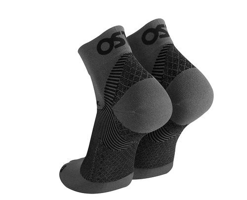 FS4 Crew Sock against heel spurs Os1st- Gray - SIZE 33-36